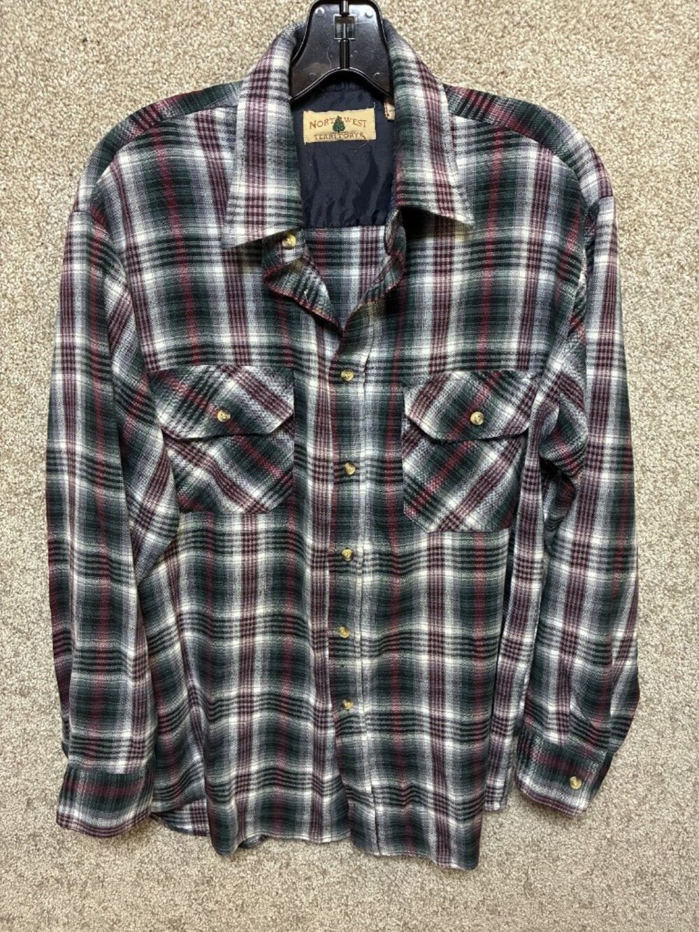Northwest Territory Plaid Quilted Lined Flannel Shirt Jacket